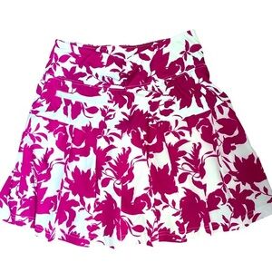 GG Lux Collection Skort - XS white magenta pink , polyester spandex